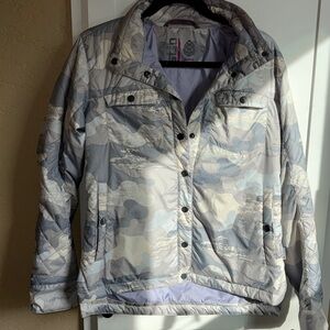 Stio Camouflage Women's Jacket - Gray and White